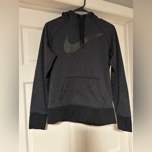 Nike Heather Gray Cowl Neck Hoodie